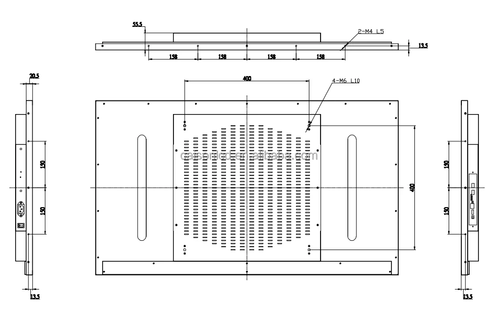 43 inch high brightness display Android or Compatible-HDMI input digital stand  digital signage and display details