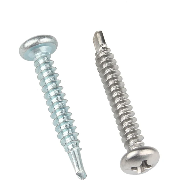 Самонарезающий винт из нержавеющей стали с круглой головкой, Саморез в форме хвоста Ласточкина хвоста