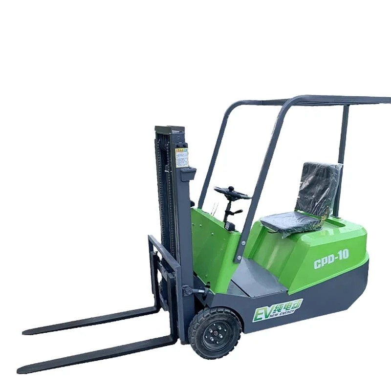 Promotion small electric forklift 1000kg 1500kg 3 wheel electric forklift lifting height 3m 4.5m