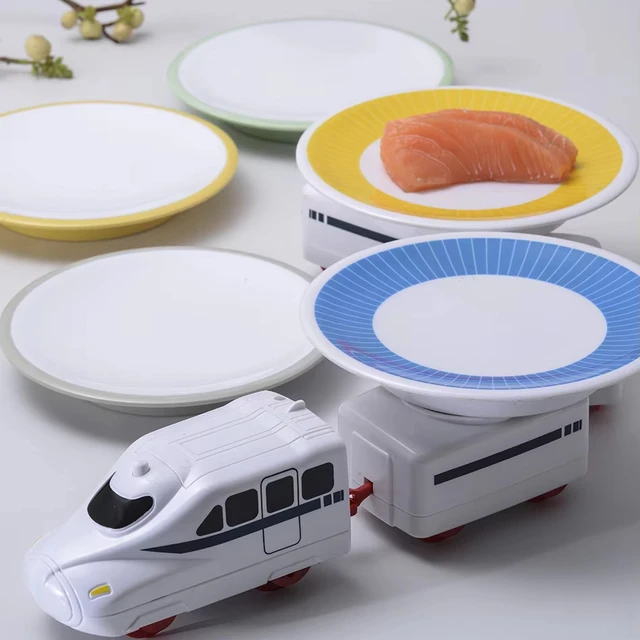 Japanese Style Plastic Dinner Plate Sushi Plate for Restaurant