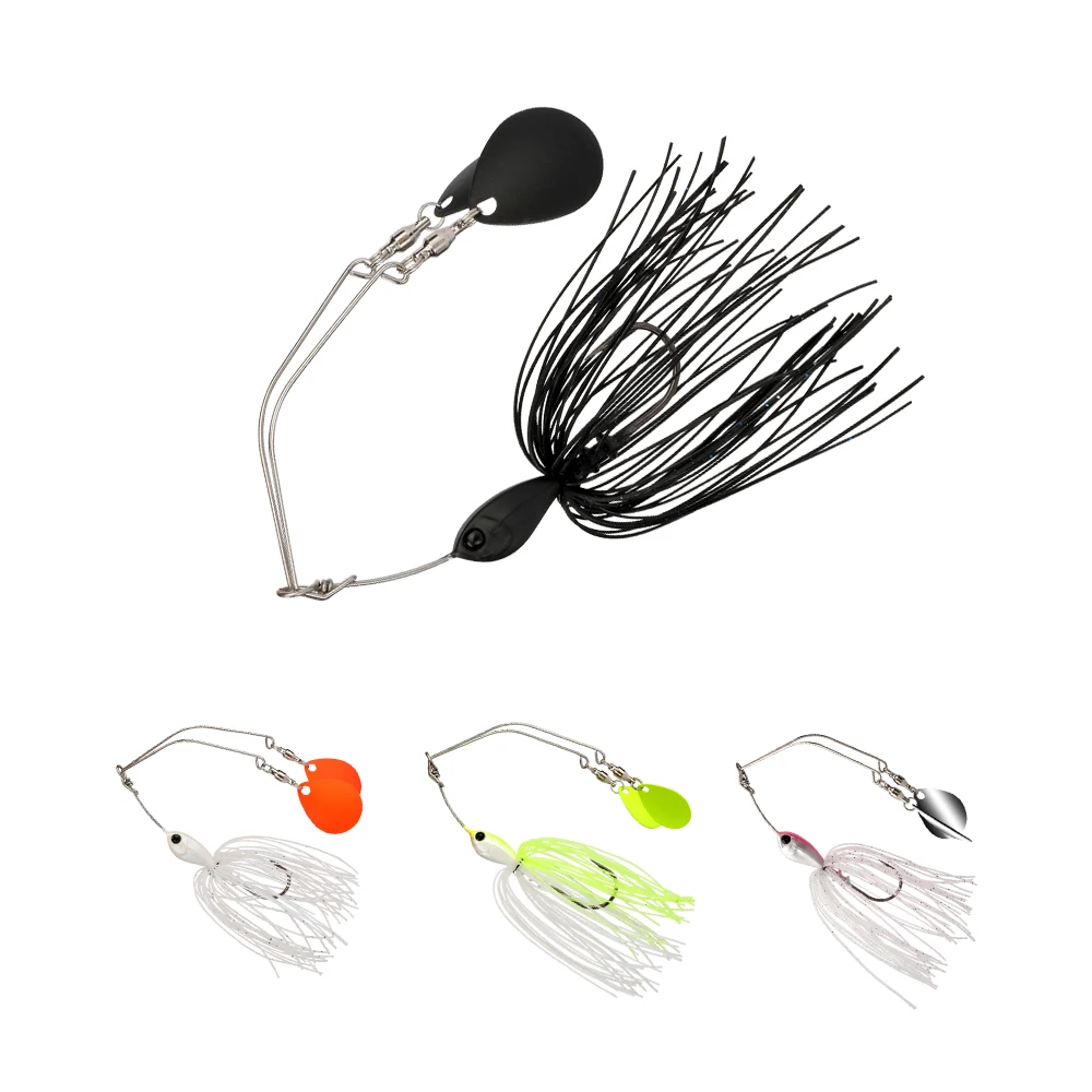 Freshwater Fishing Lures - Spinner Bait with Mustad Hook