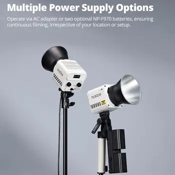 Godox ML60II Bi Portable LED Video Light 2800K-6500K Bi-Color Handheld Photography Light Godox ML60ii product image