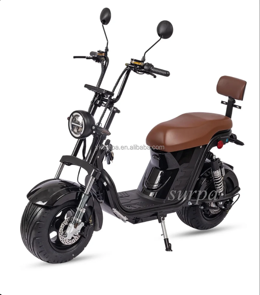 2000w 60v12ah/20ah Lithium Battery Popular Big Seat Citycoco Fat Tire ...