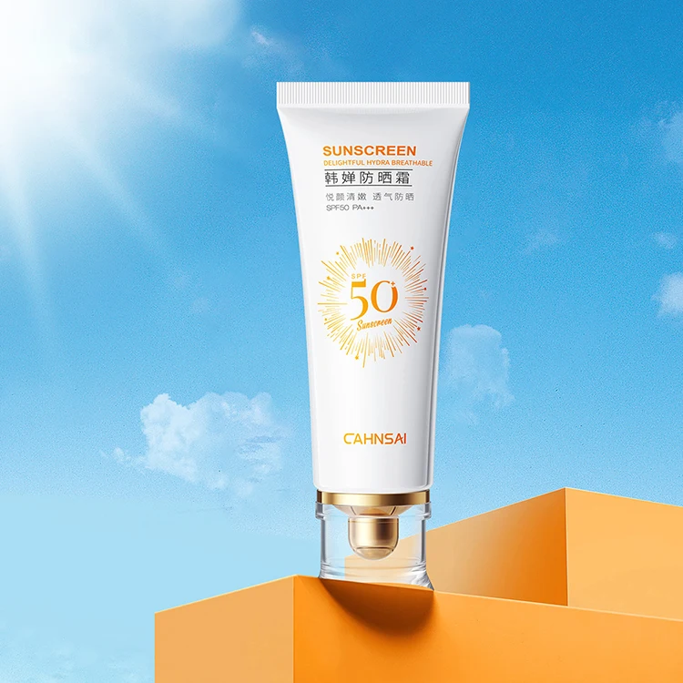 CAHNSAI OEM Rorec частная марка SPF50 + PA +++ 40 г Солнцезащитный увлажняющий изоляционный крем для кожи макияжа солнцезащитный