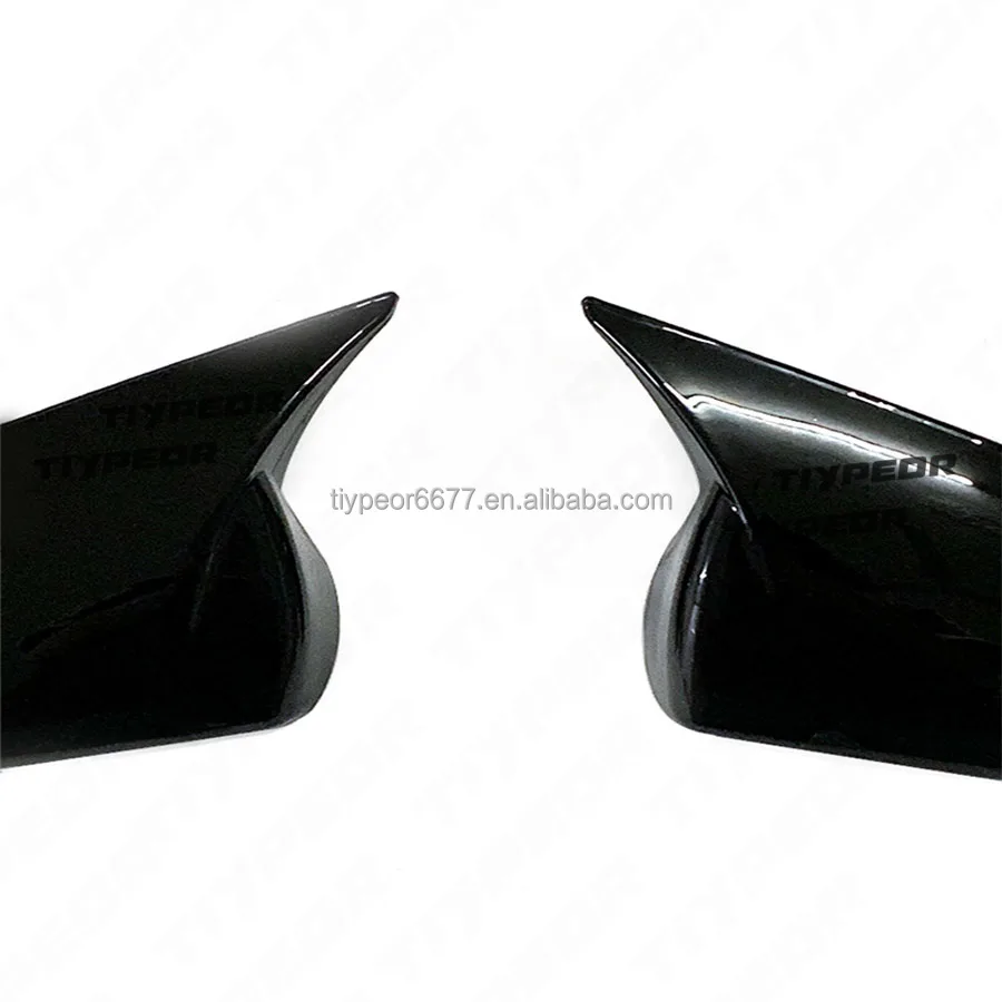 product premium glossy black car rearview mirror cover shell trim   for lexus es 2012   2018   enhances side door appearance-4