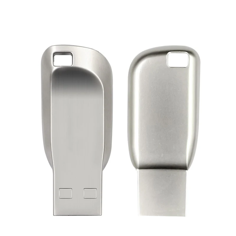 Stainless Steel Small Metal Oem Company Gift Custom Logo Usb Falsh Drive Flash Disk 1gb Mini Usb 16gb 32gb 2.0 Usb Stick Memory - ANKUX.COM