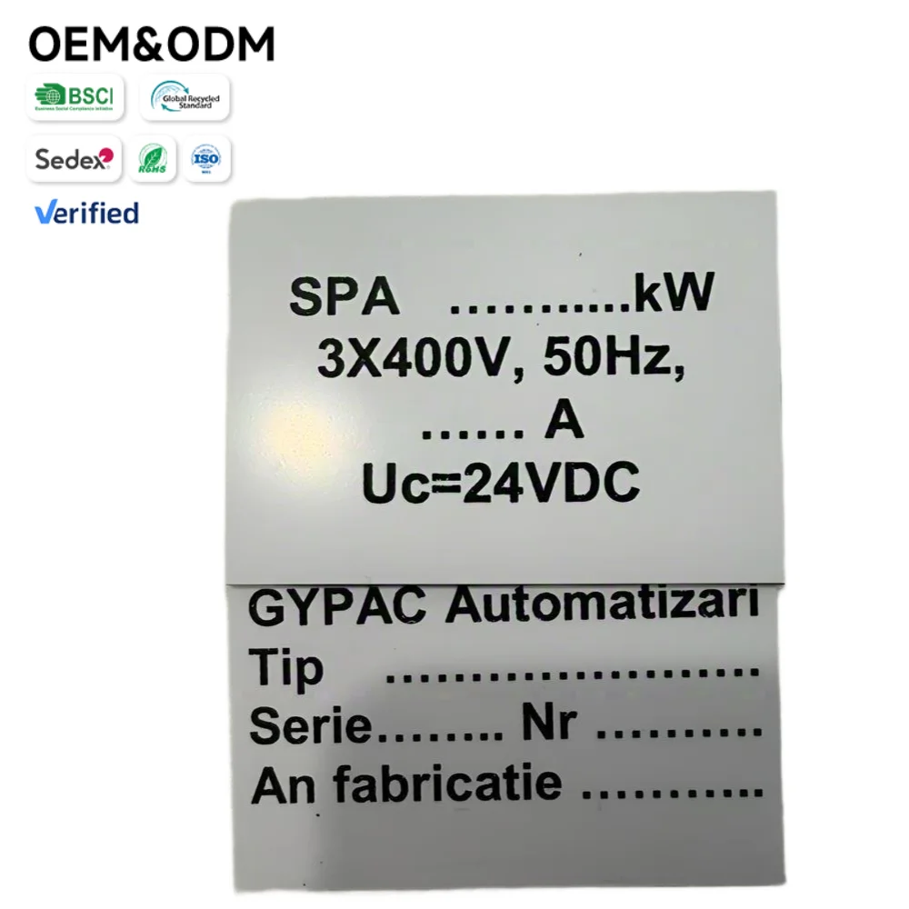 Custom Engraving Custom Text Engraver Free Artwork Bulk Discount for Electrical Price Label Traffolyte Label Engraver