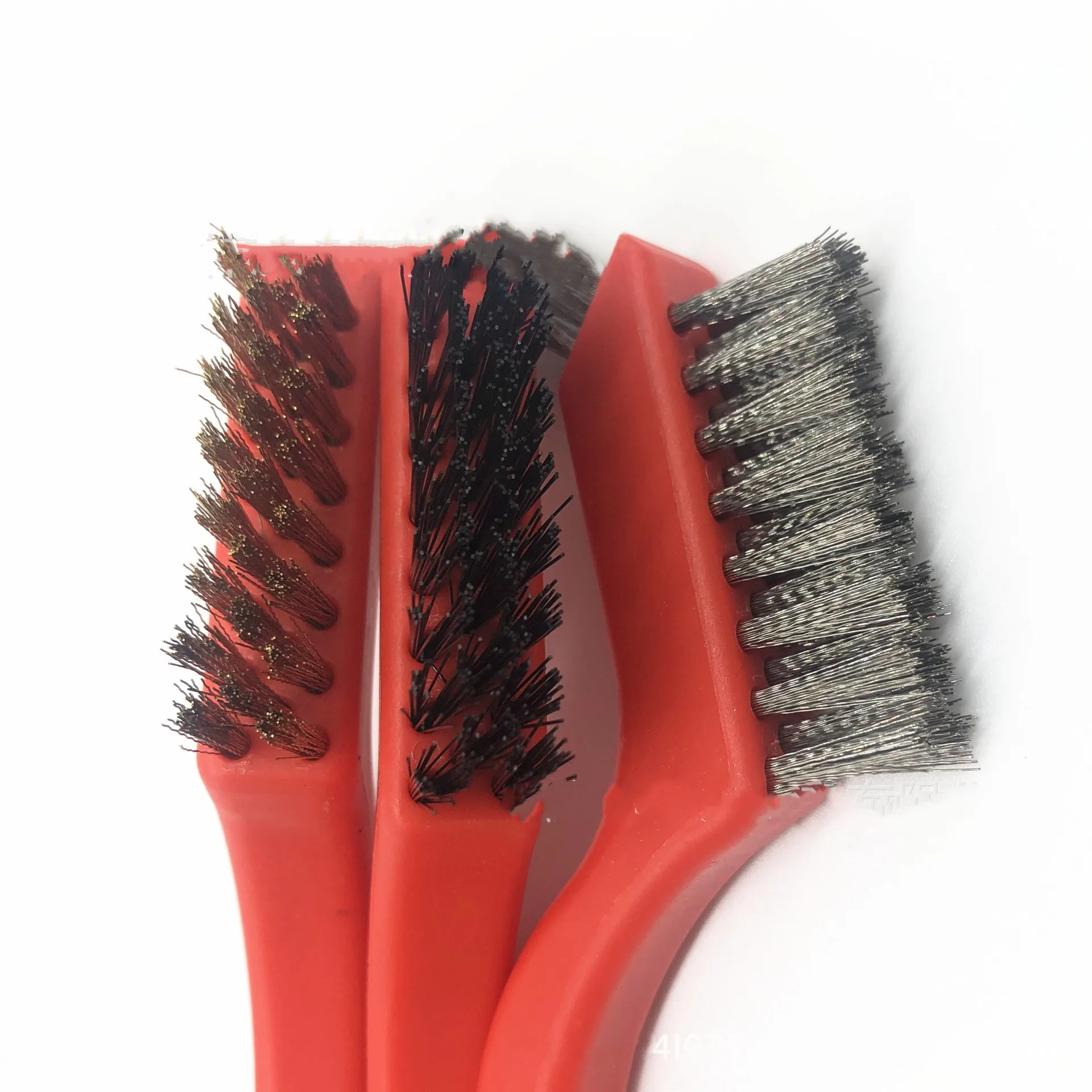 3pc Mini Wire Brush Set Brass Brush Cleaning Set For Welding Slag And