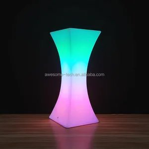 High Quality Waterproof Led 16 Color-Changing Rechargeable Bar Table for KTV or Night Club