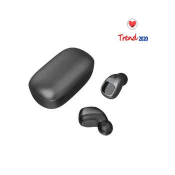 New Trend Inecan Patent Mini TWS Double Earpieces Wireless In-Ear Sports True Stereo Earbuds Comfortable Wearing TWS Earbuds