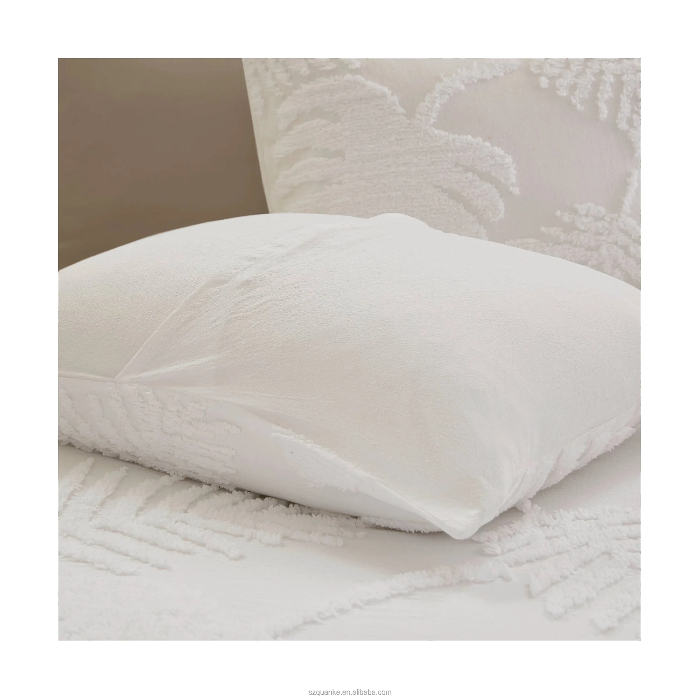 China Manufacturer 5 Star Hotel Bed Linen Luxury White 100% Cotton Comforter Bedding Sets factory