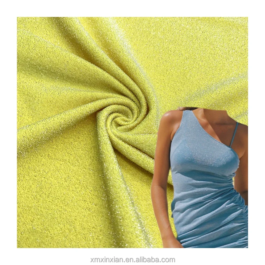 Highquality Lurex Nylon Spandex Fabric For Swimwear Bikini Stretch