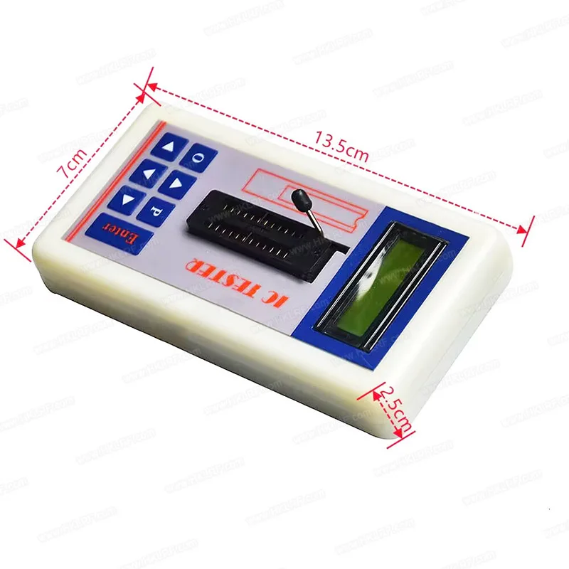 New Arrival TSH-06F Digital IC Chip Tester with 3 Adapters