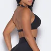 black sports bra