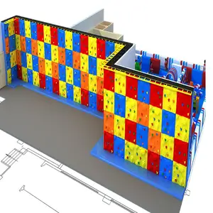 High Quality Trampoline Park Rock Climbing Wall Equipment Combination Rock Climbing Wall Climbing Wall