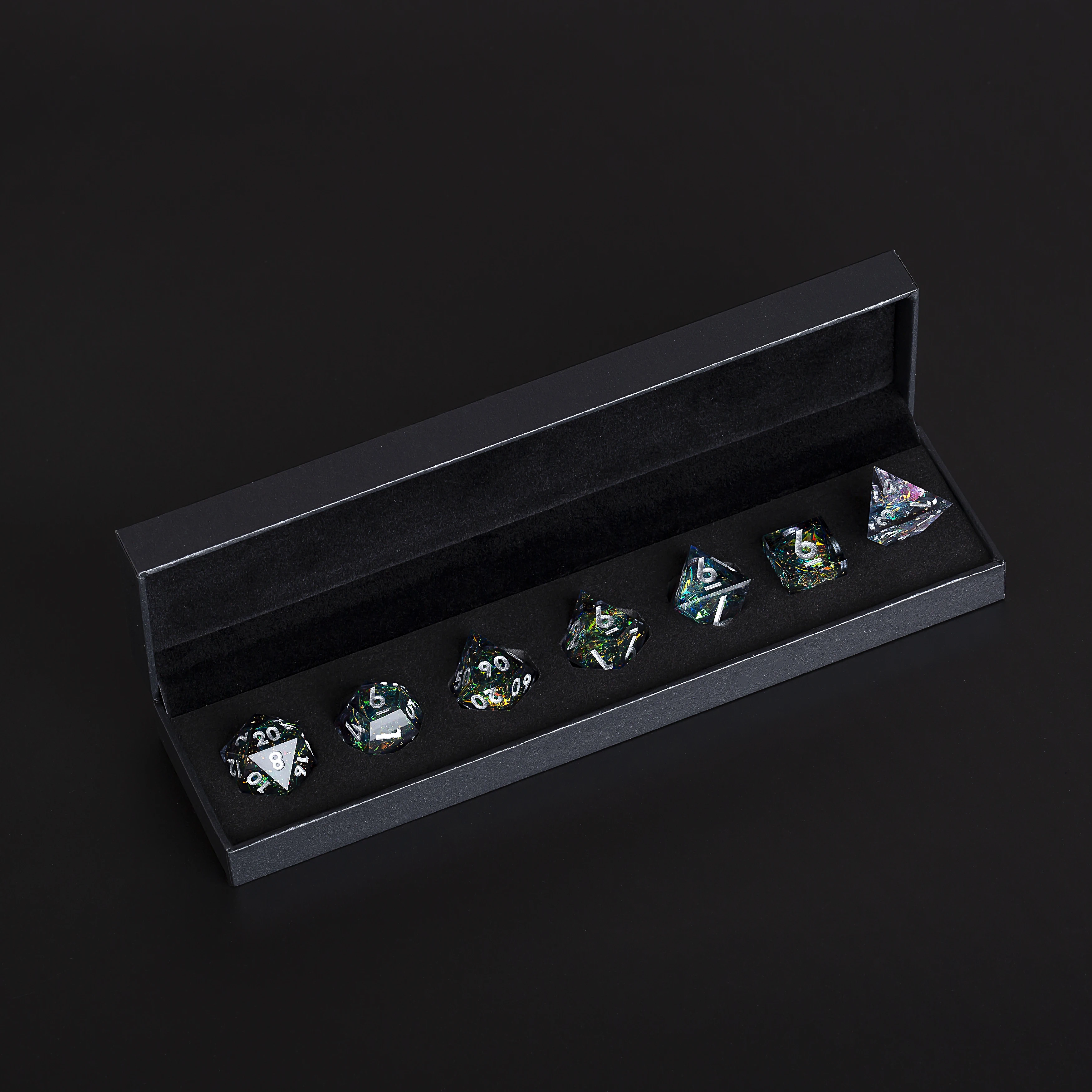 Набор игральных костей DND с высоким качеством и уникальным дизайном, высококлассные игральные кости DND Galaxy Blue, игральные кости DND