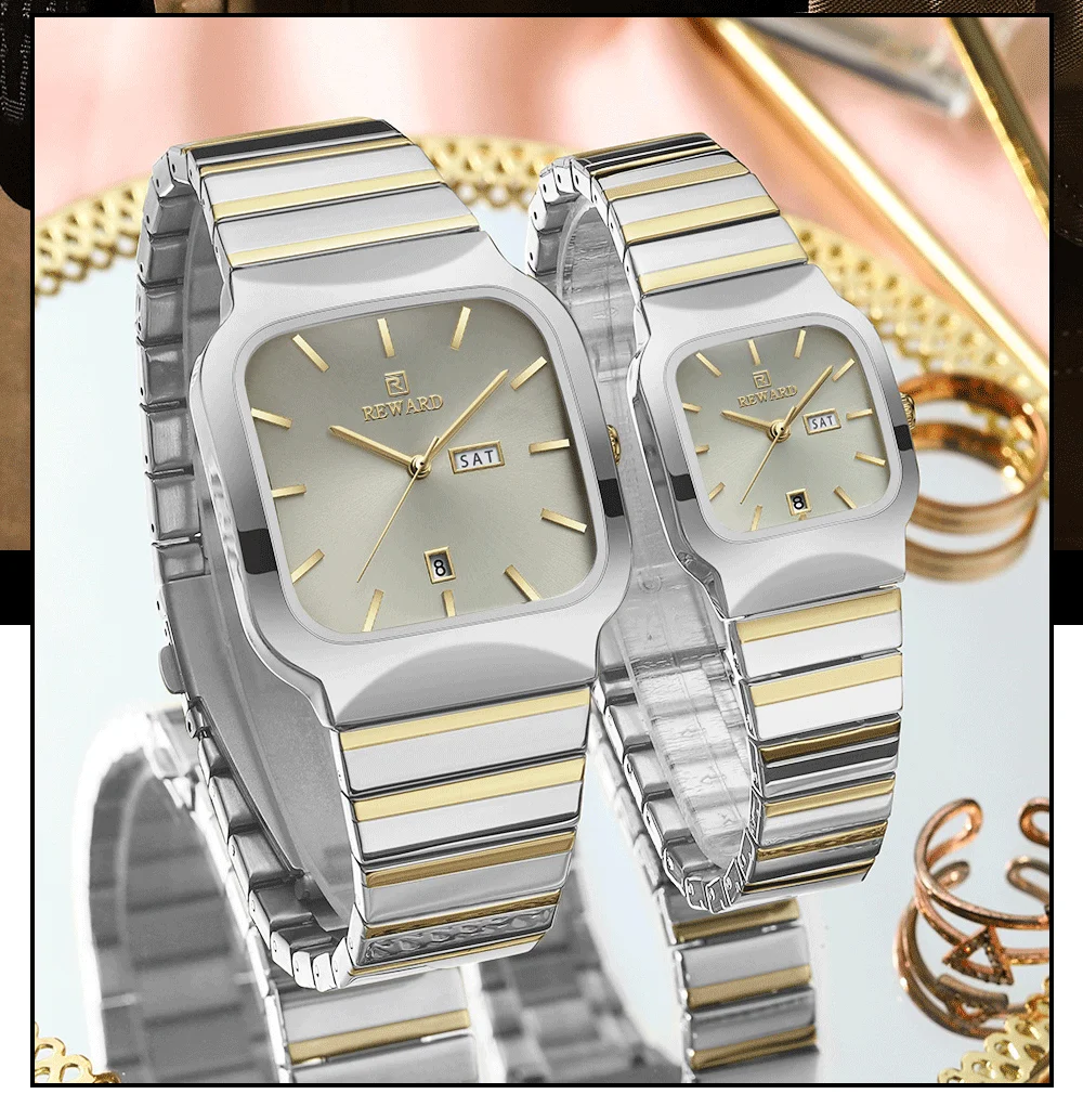 Reward RD611264M - Popular Couple Wristwatch with Japan Quartz