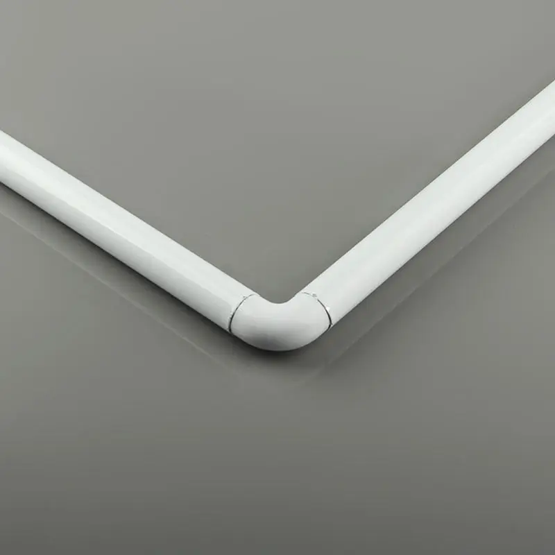 Custom U/l Shape Shower Curtain Rod 90*90cm Bath L Rod Shower Curtain