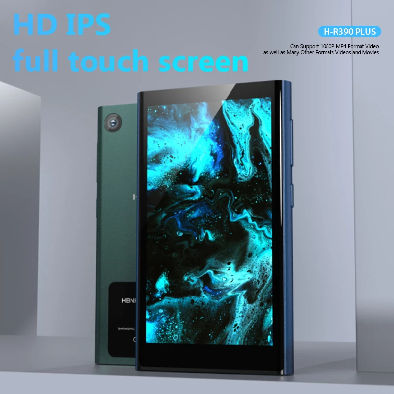 Hbnkh Mp3 Player with Display Screen Wifi Mp5 Player Kit Box  Portable Walkman with FM Radio Video Recording BT Music Player