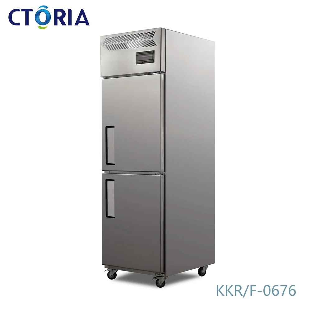 Automatic Global Recruitment Agent CTORIA Commercial Upright Deep Freezer Glass Door Refrigerator