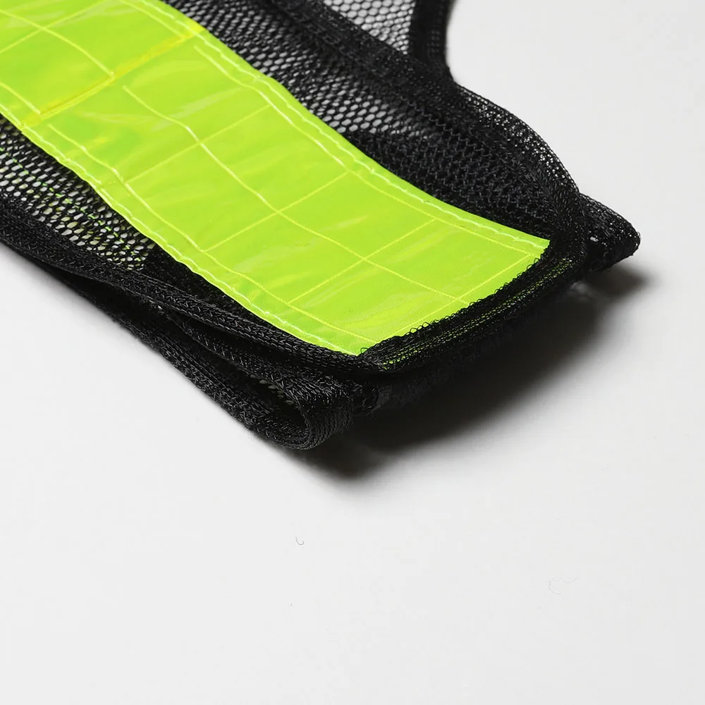 Yellow High Visibility X Back Breathable Hi Vis Construction Surveyor Reflective Safety Vest