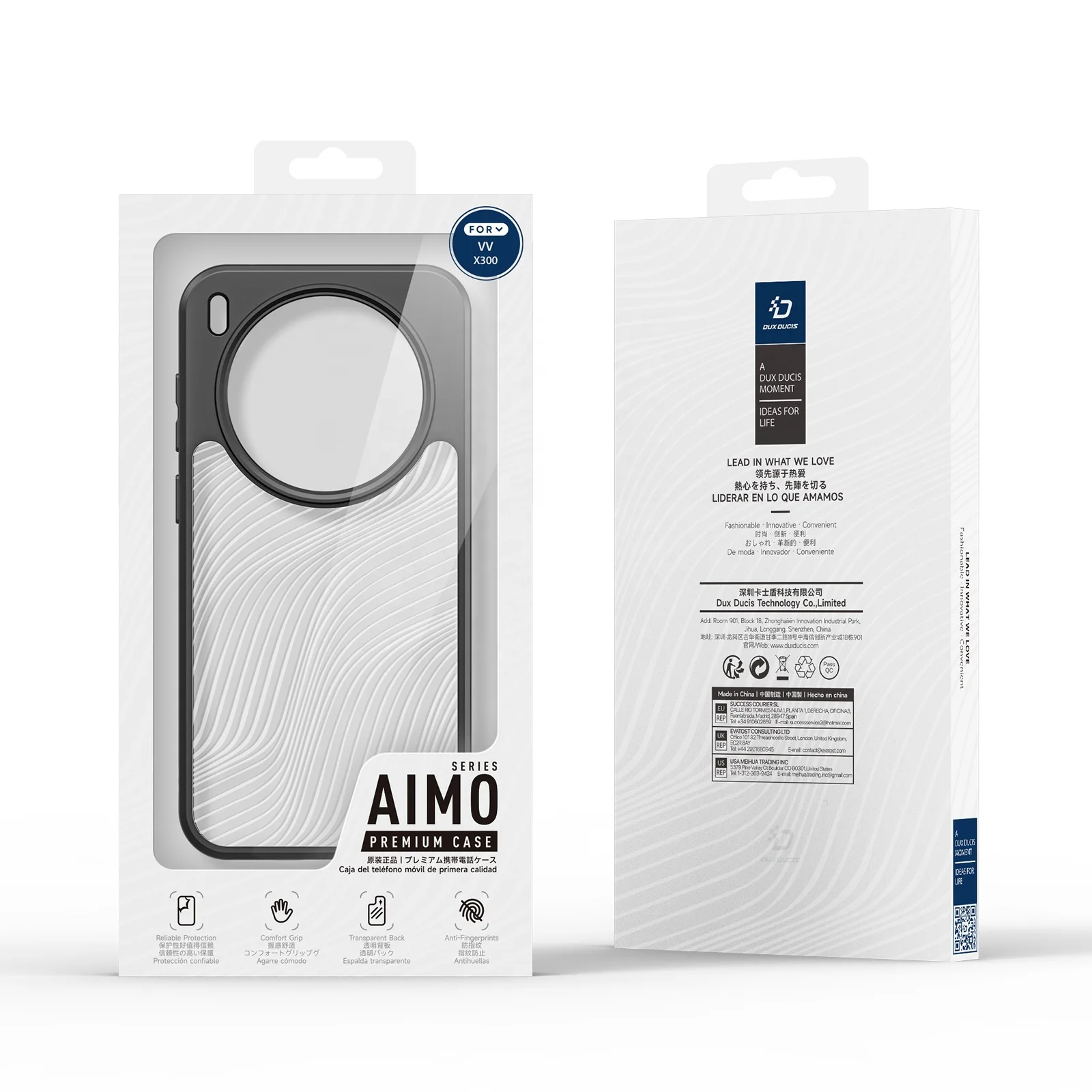 DUX DUCIS Aimoシリーズ電話ケースVivo X300 Pro耐衝撃性ハードPC