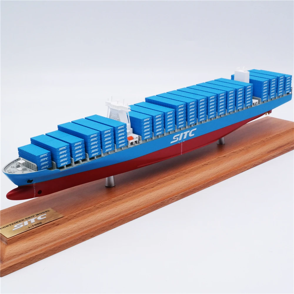 【A】35cm SITC container ship model customized shipping scale model O.A.S ship model