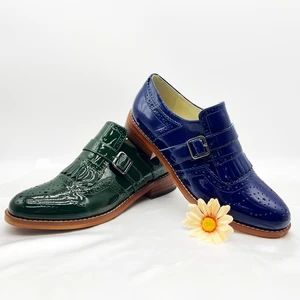 Direct Factory Sale Comfortable Women's Slip-On Leather Shoes New Trend Fashion for Spring Summer Autumn Breathable Design