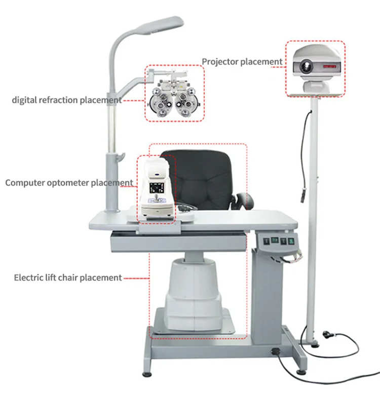 Ophthalmic Refraction Chair Unit C-180A Ophthalmic Unit