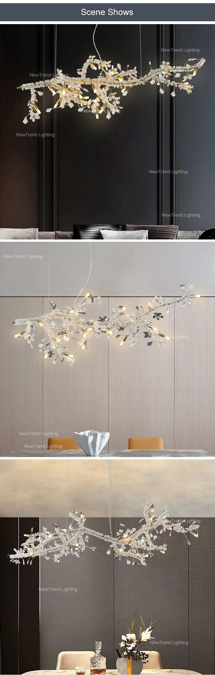 cpl 197 contemporary style indoor decoration hotel villa living room modern crystal branch led chandelier light  -4