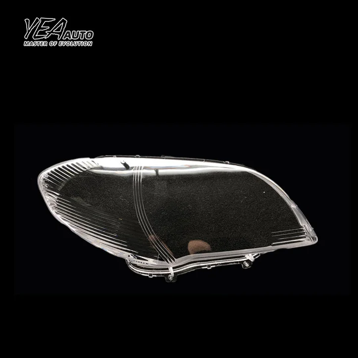 YEA AUTO Car headlight cover lens glass for toyota vios lens cover 2006 2007 PC lampshade clear shell