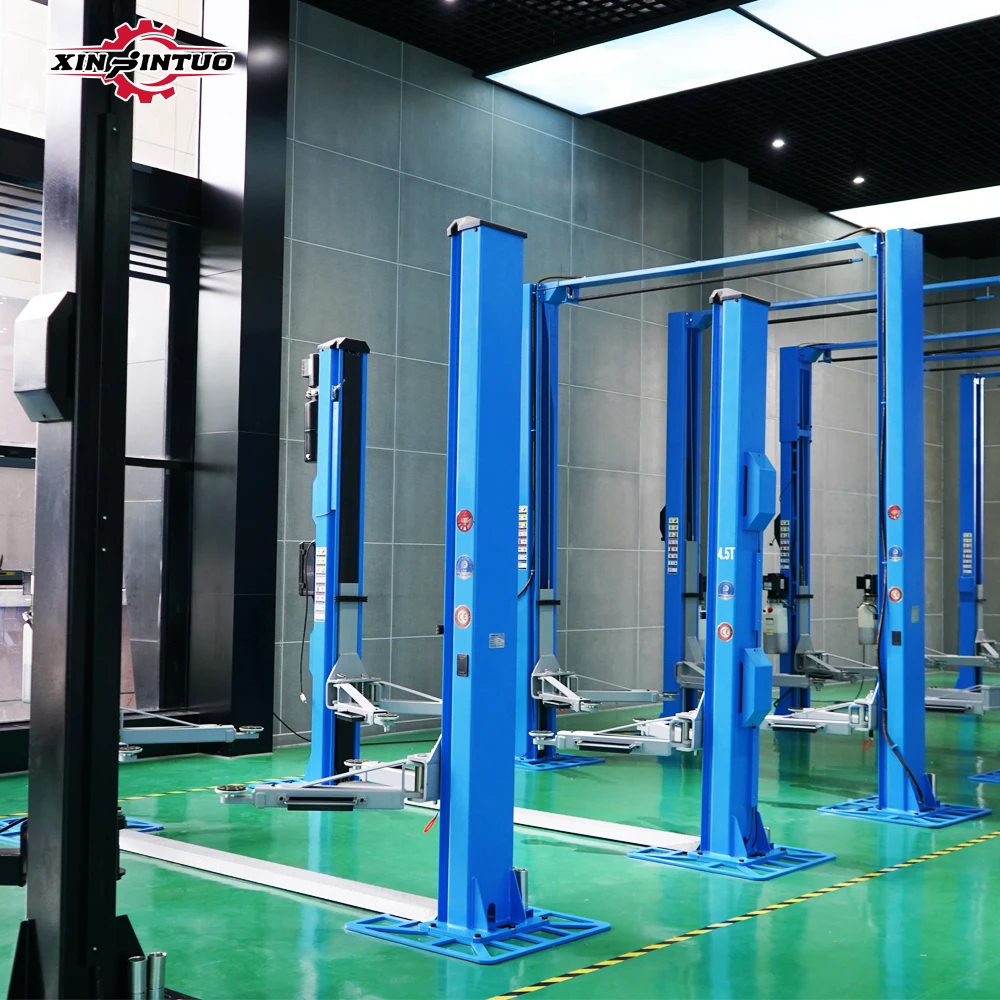 Xinjintuo 4T Manual Release Car Two Post Lift Car Lifter Auto Hoist Vehicle Lifting Elevador De Autos Portatil for Sale