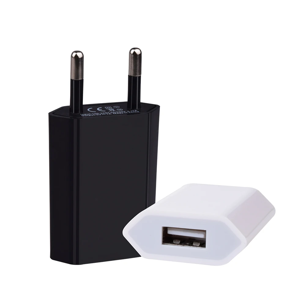 Wholesale Magnetic Electric USB Wall Plug 5W 1A 5V Single Port Wall Charger Power Adapter US Plug CE/FCC Certified Short Circuit