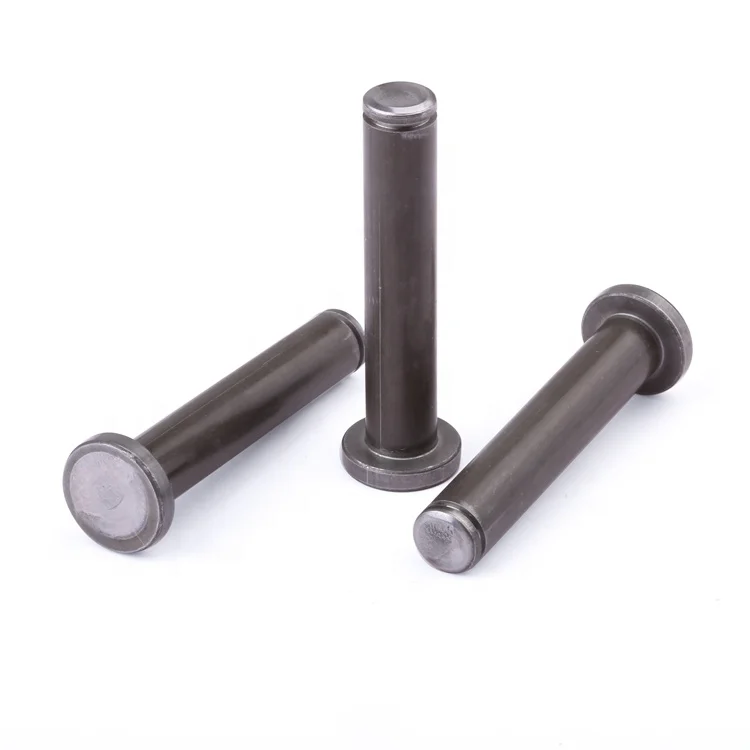 Customization fasteners Steel stainless steel SS304 SS316 A2-50 A2-70  flat solid rivet DIN 7338