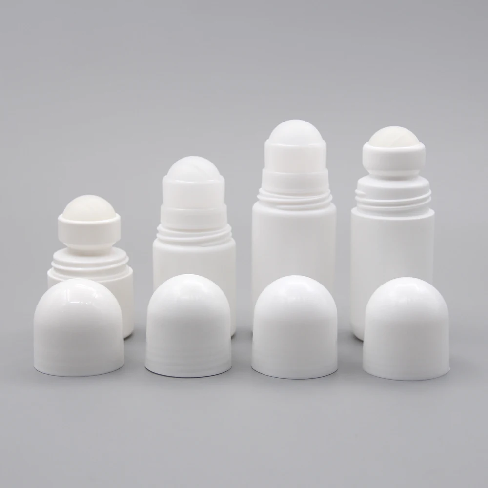 
 60 мл черный пустой прямой пластиковый рулон на антиперспирантной бутылке с матовой черной крышкой  