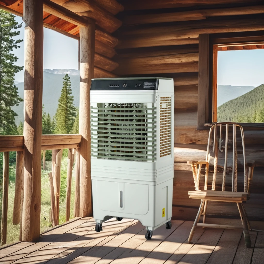 Chargeable Ac Portable Rechargeable AC/DC Digital Air Cooler for Home Garage Hotel RV ...