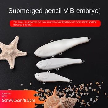 Wholesale Artificial Hard Vibration Bait Unpainted Blank VIB Fishing Lures – Hard Lure – view 5