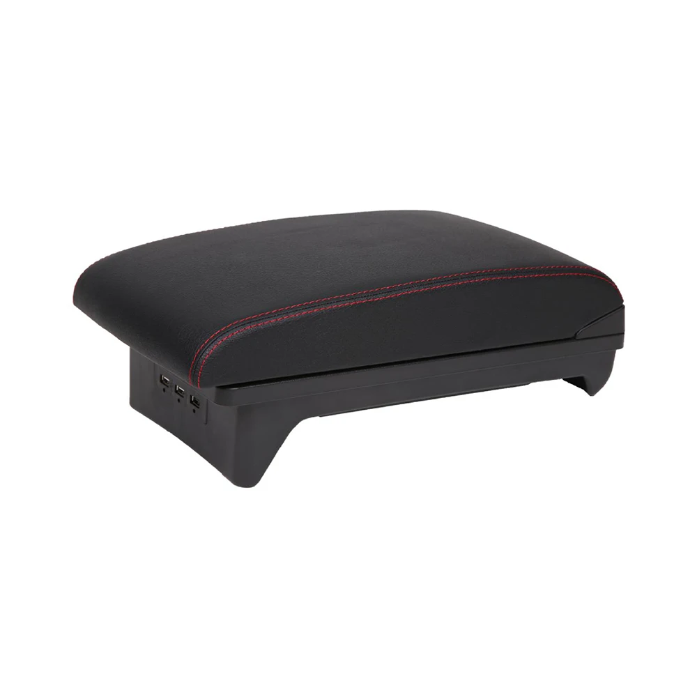 TIYPEOR Automotive Armrest Box Central Store Content Storage Box with Cup Holder Ashtray USB Charging for Vietnam Mitsubishi XPander