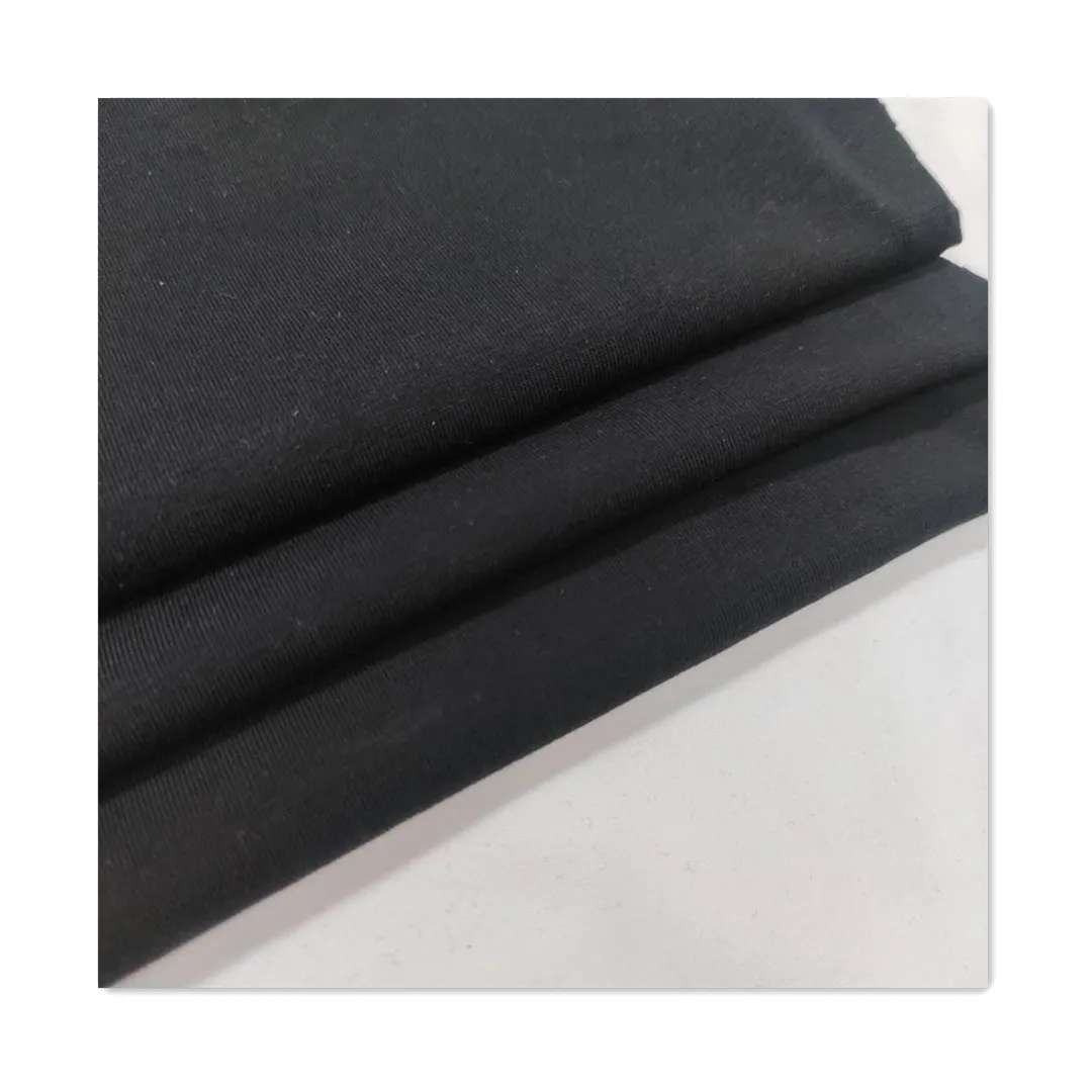 High quality very  clear nice surface Eco-friendly Organic Cotton Spandex Single Jersey knitted fabric for T-Shirt