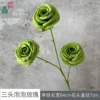 Three-headed Bubble Rose XWJ Dark Green