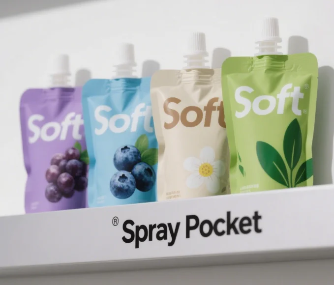 Hot Selling Yogurt, Milk, Baby Food Packaging, Wholesale, Customized Plastic Vertical Spout Bag
