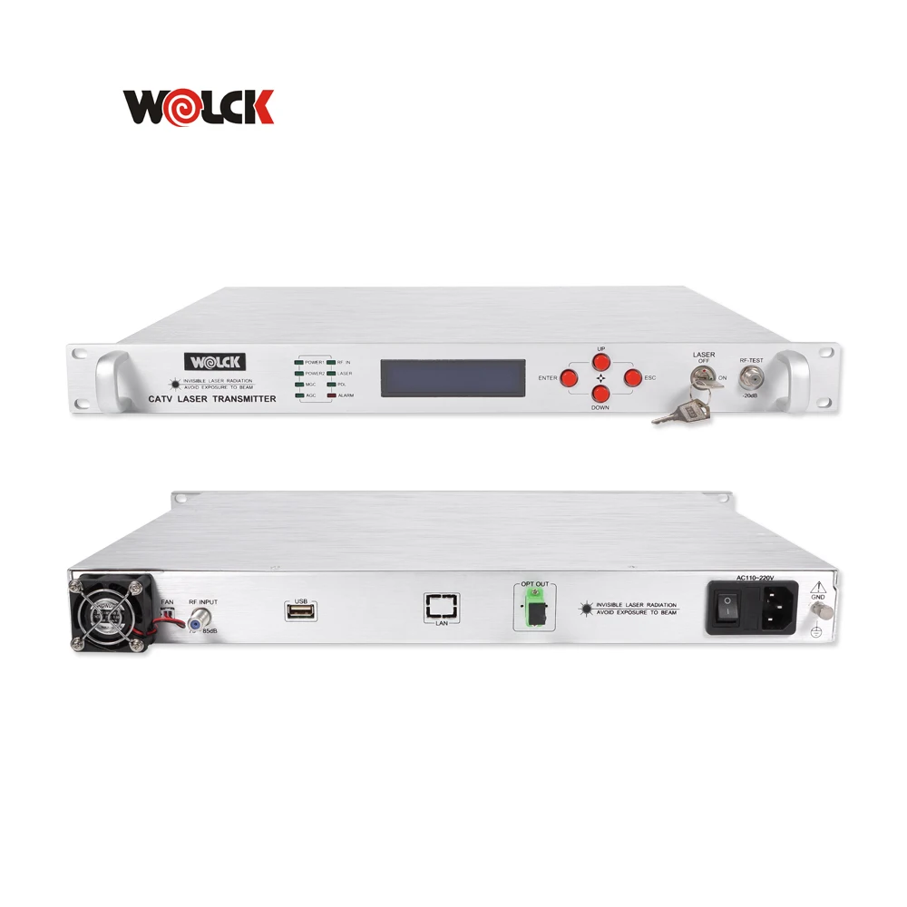 1550nm 10db Internal Optical Transmitter 2module with agc