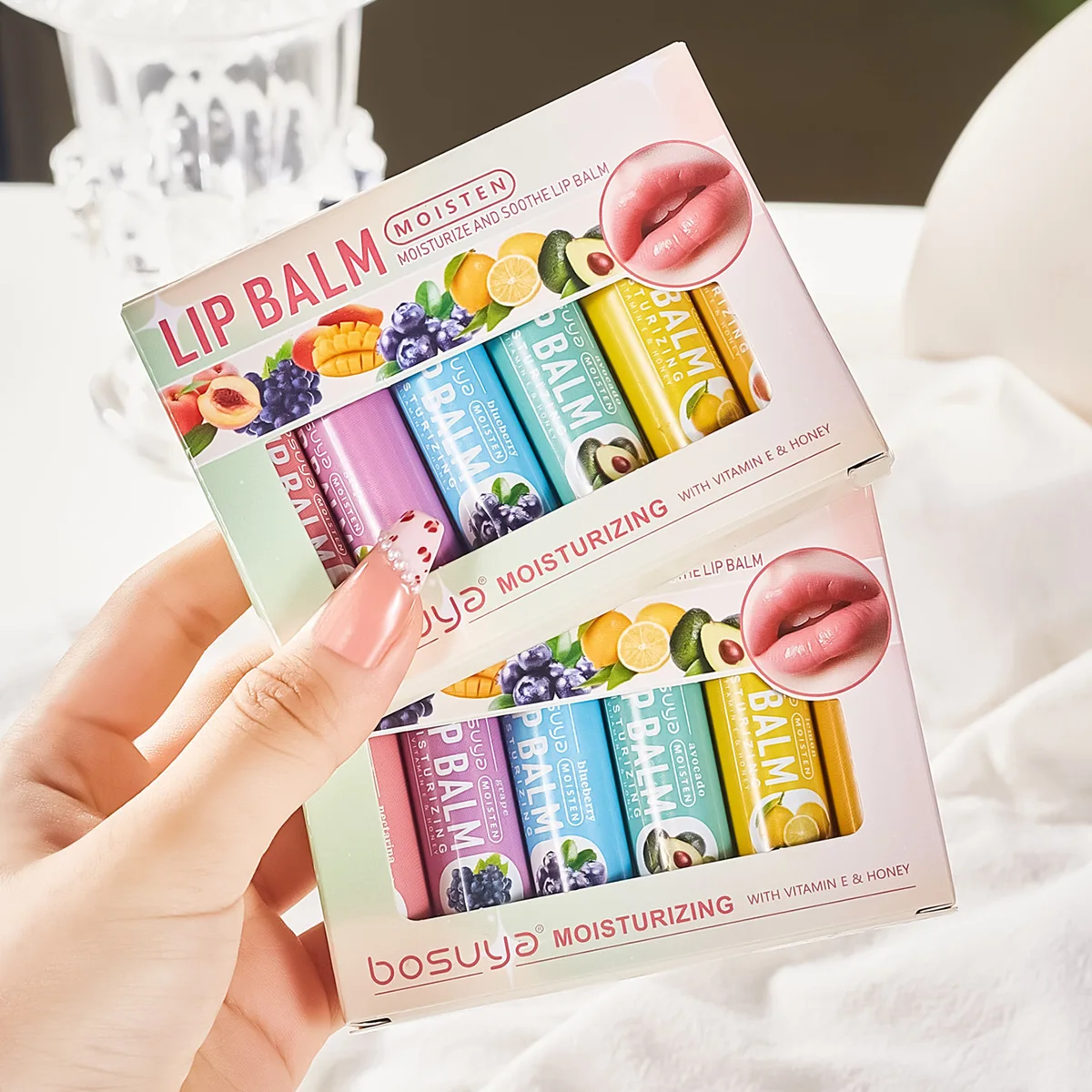 New Arrival Wholesale Organic Natural Fruit Lip Care Kit Anti