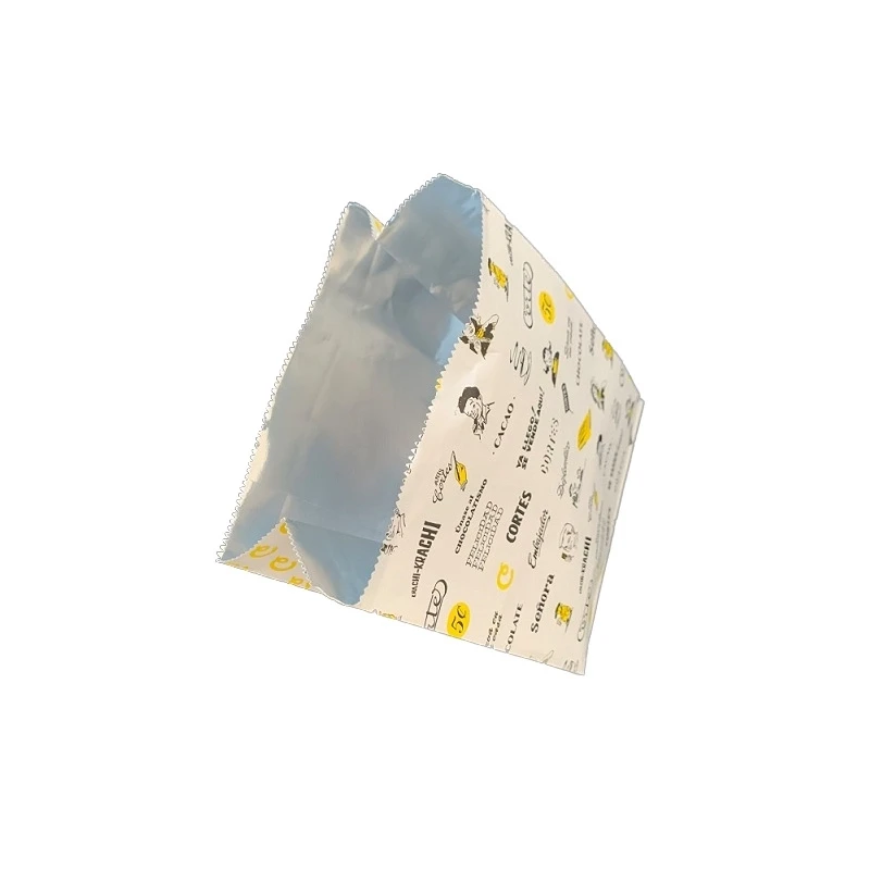 Bbq Takeout Paper Pouch Aluminium Bag Wide Mouth Foil Sandwich Bags