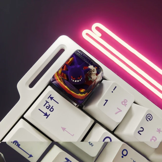 2025 MG Artisan 3D Anime Figure Resin Keycaps Hand Made Keycap for Poke-mon