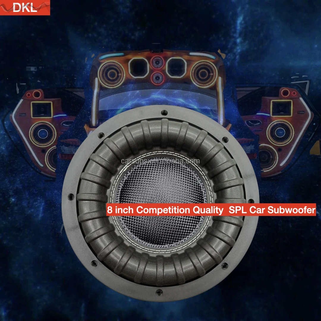 Car Audio Subwoofer Speaker 8 Inch Competition Sub Rms 500w Strong