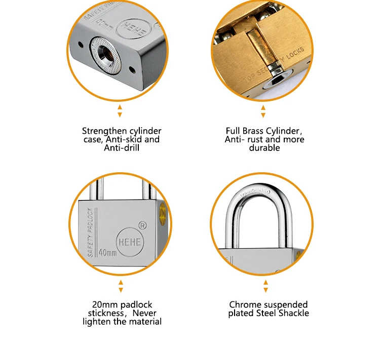 Yahuan Multifunctional Single Open Cylinder Unity Lock 3 Steel Vane ...