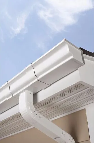Roof Rainwater PVC Gutters and Downspouts Manufacturer Sell for Heavy Rain Central America
