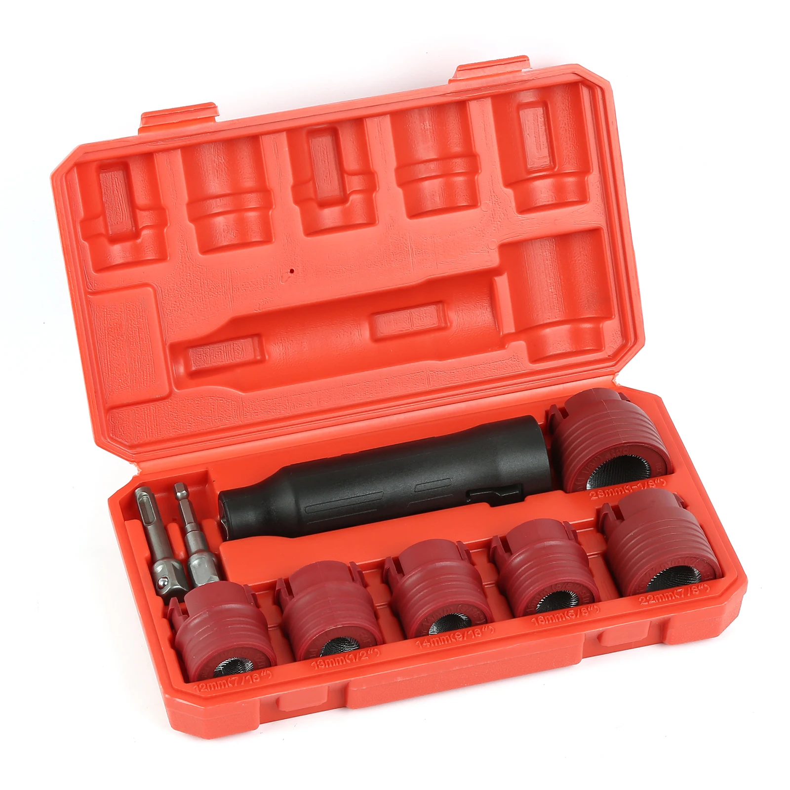 Winmax 8piece Automotive Wheel Stud Cleaner Tool Set For Removing Rust