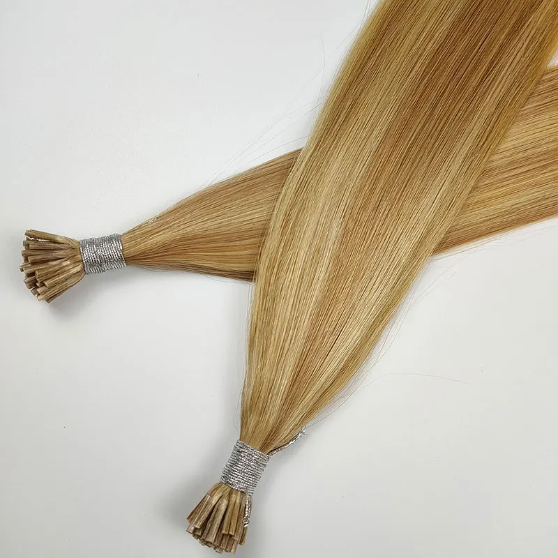 2025 Premium Individual I Tip Hair Extensions Wholesale Remy  Tip Double Drawn I Tips Raw Virgin Human Hair extension manufacture